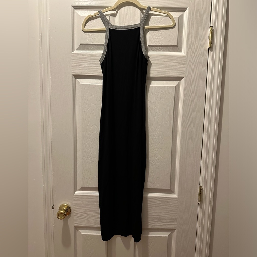 Garage Black/Gray midi dress - Size Small